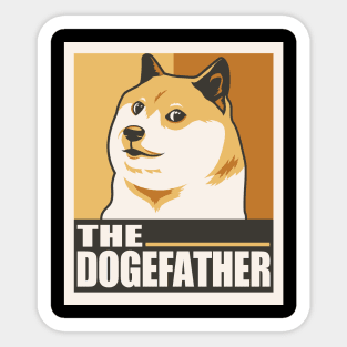 THE DOGEFATHER Sticker